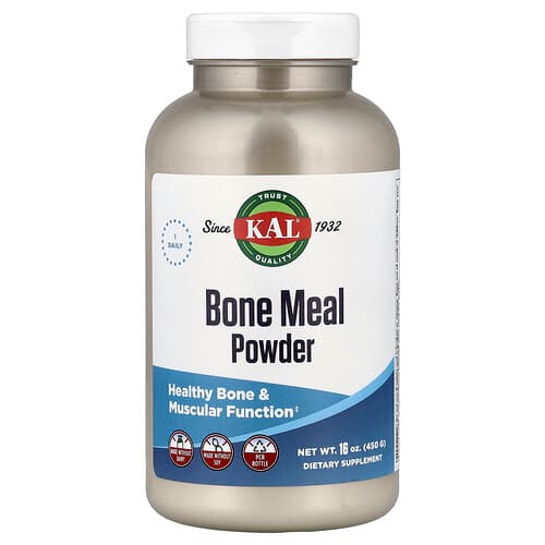 KAL, Bone Meal Powder, 16 oz, (450 g)
