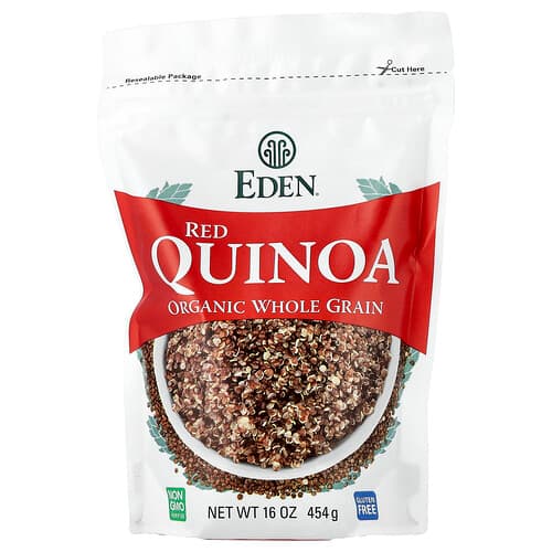 Eden Foods, Organic Whole Grain, Red Quinoa, 16 oz (454 g)