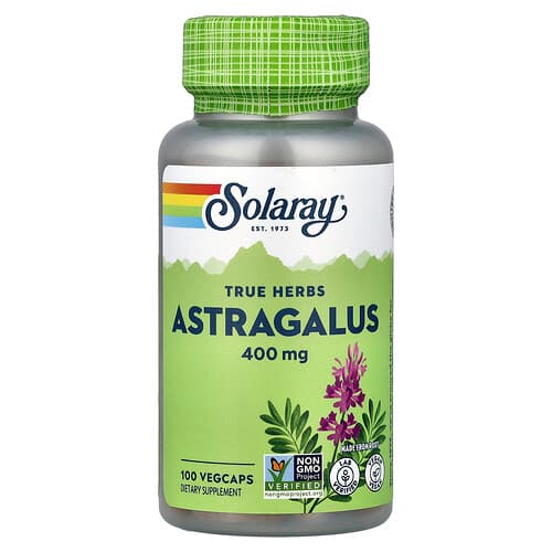 Solaray, True Herbs, Astragalus, 400 mg , 100 VegCaps
