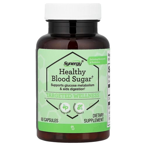 Vitacost, Synergy®, Healthy Blood Sugar, 60 Capsules