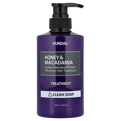 Kundal, Honey & Macadamia, Treatment, Clean Soap, 16.9 fl oz (500 ml)