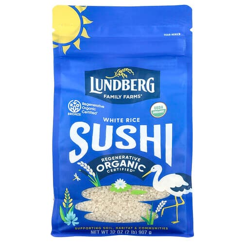 Lundberg, Organic White Rice Sushi, 32 oz (907 g)