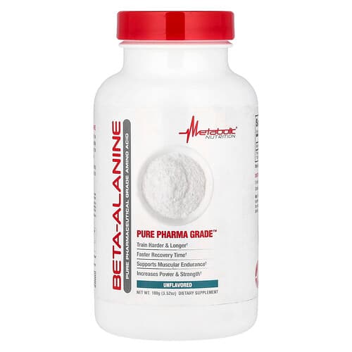 Metabolic Nutrition, Beta-Alanine, Unflavored , 3.52 oz (100 g)