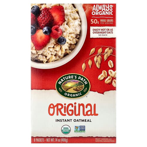 Nature's Path, Organic Instant Oatmeal, Original, 8 Packets, 14 oz (400 g)