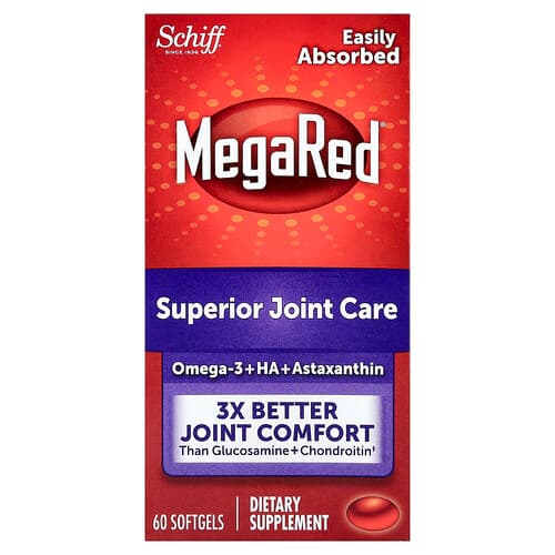 Schiff, MegaRed®, Superior Joint Care, 60 Softgels