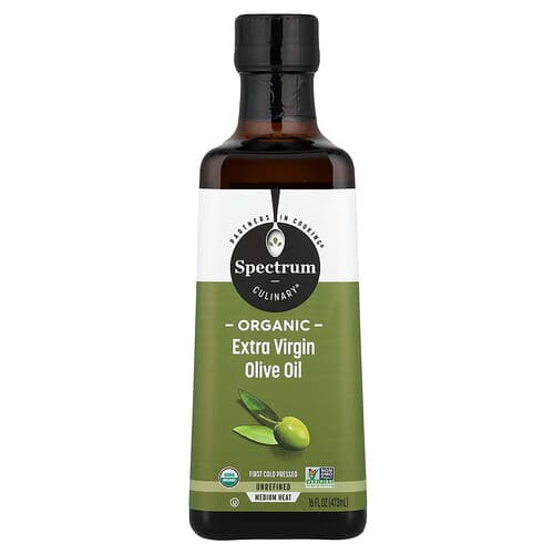 Spectrum Culinary, Organic Extra Virgin Olive Oil, First Cold Pressed, 16 fl oz (473 ml)